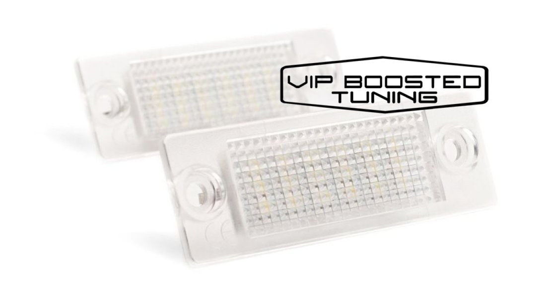 Set 2 lampi numar led canbus dedicate VW Caddy  2003-2009