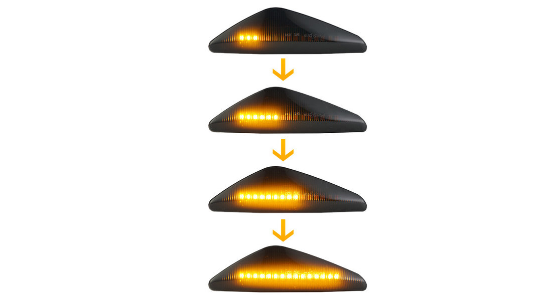 Set 2 Lampi Semnalizari LED Dinamice pentru BMW X5 E70