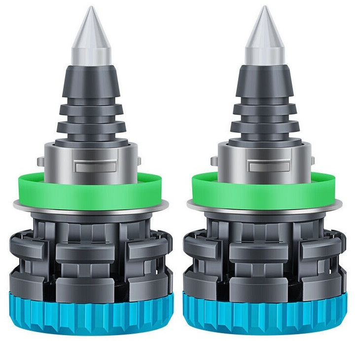 Set 2 Leduri H11 Quart 25.000 Lm Canbus 360 Grade Pentru Far Cu Lupa, Putere 110W/Set, 12V-24V - Q9-H11 517732