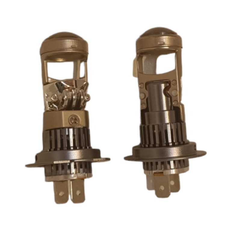 Set 2 Leduri h7 cu lupa de 220w 30000lm 12v/24v