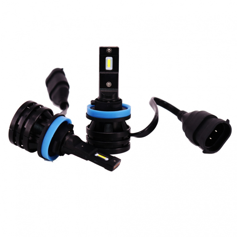 Set 2 Leduri H8 M2 Canbus Pentru Far Auto, Putere 28W, Luminozitate 6000 Lm, 12V-24V 338392