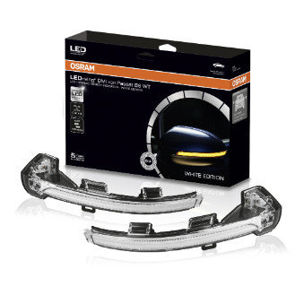 SET 2 MODULE SEMNALIZARE DINAMICA LED (ALB) PENTRU OGLINZI VW PASSAT B8 (2015-). GOLF VIII (2019-). ...