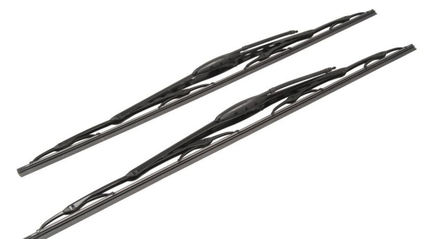 Set 2 stergatoare standard fata Truck 600mm DAF LF, LF 45, LF 55; RVI D ACCESS, MIDLUM, MASCOTT; VOLVO FL II, FL III; IVECO DAILY III, DAILY IV, DAILY V; NISSAN INTERSTAR; OPEL MOVANO dupa 1998