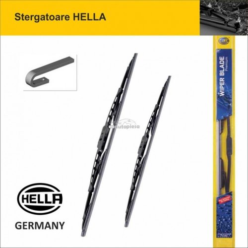 Set 2 stergator parbriz Suzuki Splash fabricat incepand cu 2008 HELLA 9XW178878-221/9XW178878-161 pi...