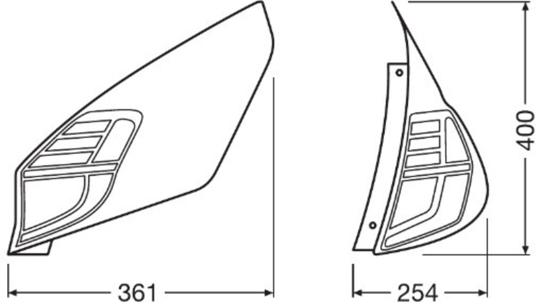 Set 2 Stopuri Full Led Pentru Ford Fiesta (2013-2017) Ledriving Semnal Dinamic Ledtl101-cl Osram Ams-osram