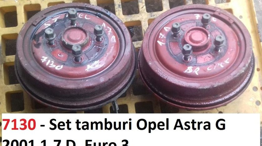 Set 2 tamburi Opel Astra G