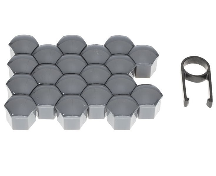Set 20 Buc Capacele Prezoane 17&quot;, Gri Grafit, + Cheie Carmotion 63784