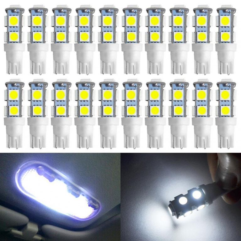Set 20 Buc Led T10 9 SMD