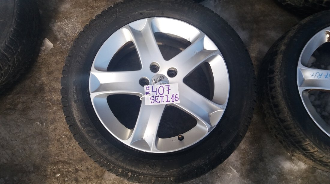 Set 216 - Jante aliaj Peugeot 407, R17, 5 x 108 - cod PEU-4A-15