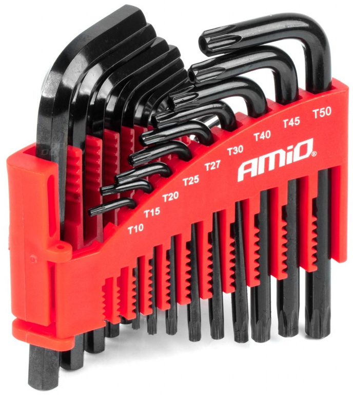 Set 22 Buc Cheie Negative Hexagonale Imbus Si Torx Tip L Negre Amio 04297