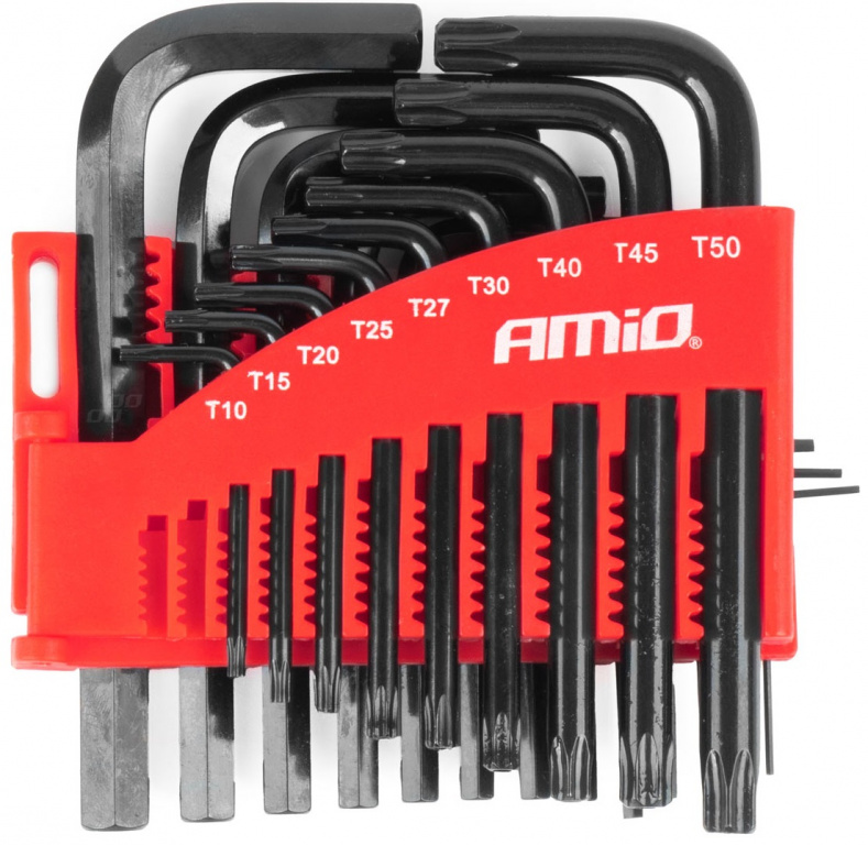 Set 22 Buc Cheie Negative Hexagonale Imbus Si Torx Tip L Negre Amio 04297