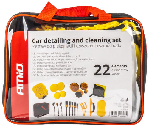 Set 22 Buc Kit Detailing Si Curatat Auto Amio 04329