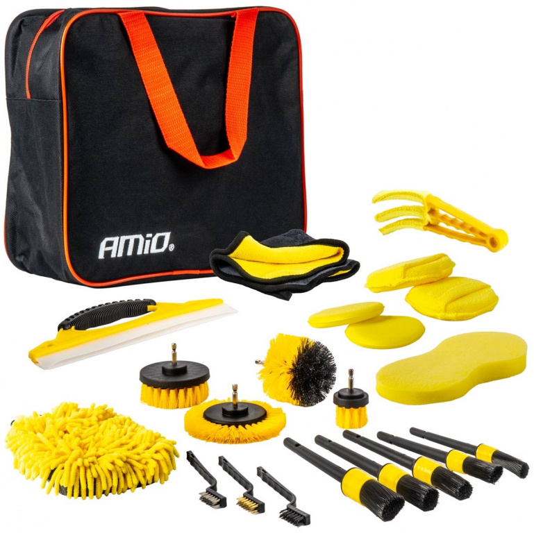 Set 22 Buc Kit Detailing Si Curatat Auto Amio 04329