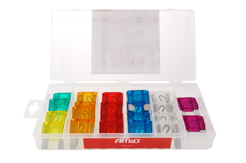 Set 24 Buc Mix Cutie Siguranțe Maxi Amio 02323