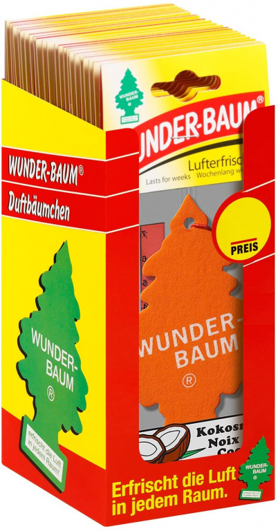 Set 24 Buc Odorizant Wunder-Baum Bradut Kokosnuss 7612720201211