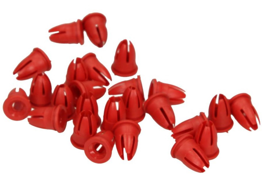 Set 25 Buc Clips Fixare Pentru Mercedes 11.4x13.5mm Rosu Romix ROM A15021