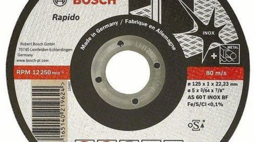 Set 25 Buc Disc Abraziv Bosch 125mm 2 608 600 549