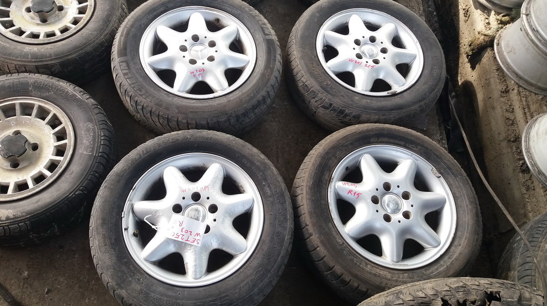 Set 250 - Jante aliaj Mercedes Benz W203, R15, 5 x 112 - cod MER-4A-21