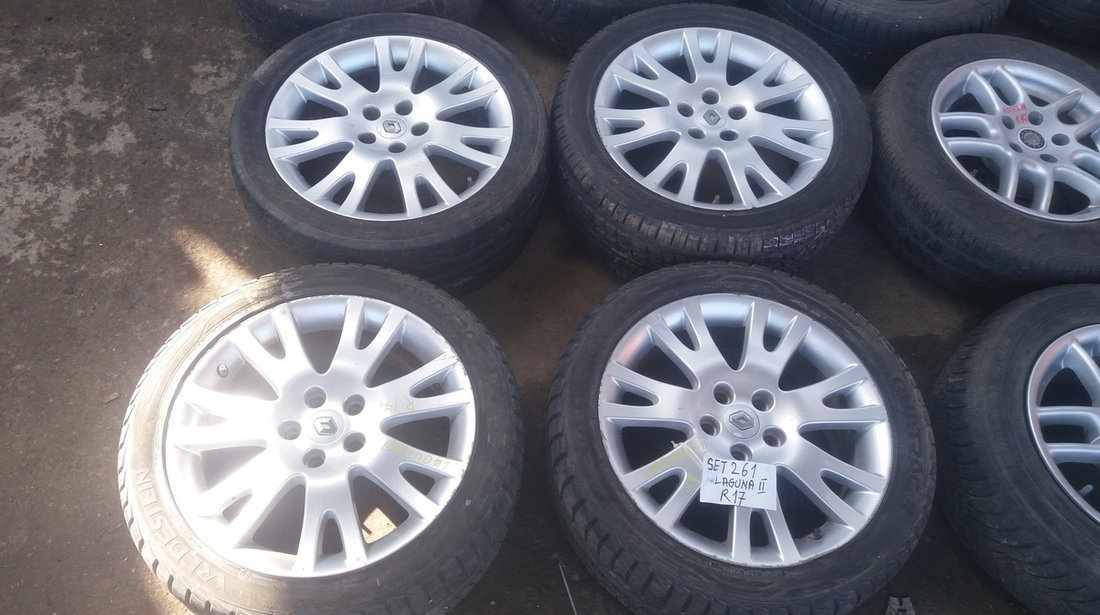 Set 261 - Jante aliaj Renault Laguna 2, R17, 5 x 108 - cod REN-4A-33