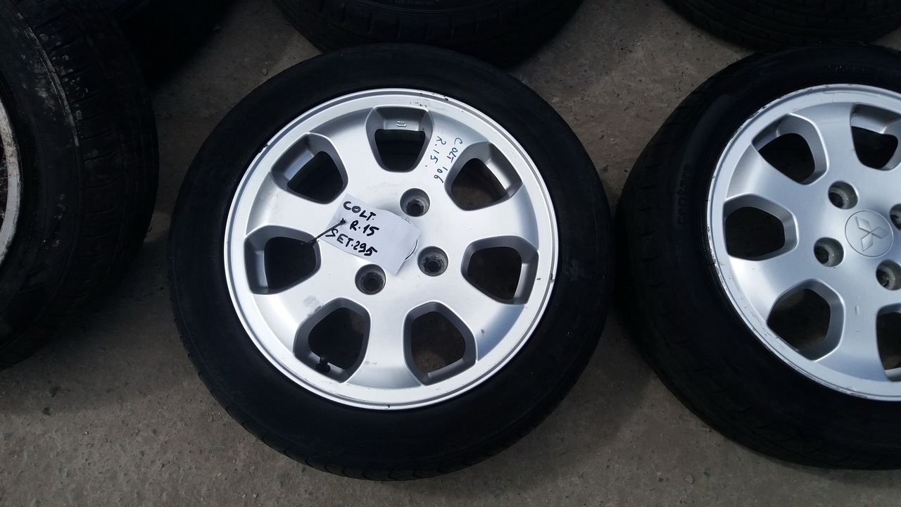 Set 295 Jante aliaj Mitsubishi Colt, R15, 4 x 114.3 cod