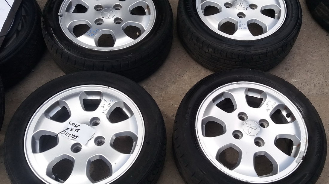 Set 295 Jante aliaj Mitsubishi Colt, R15, 4 x 114.3 cod