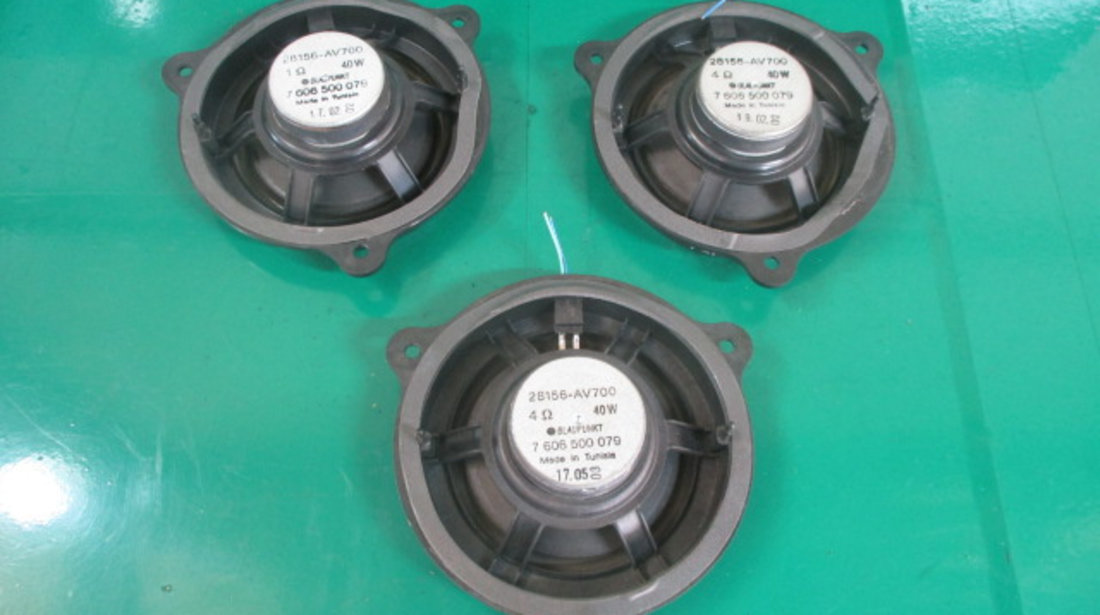 SET 3 BOXE / DIFUZOARE COD 28156-AV700 / 7606500079 NISSAN PRIMERA P12 FAB. 2001 - 2008 ⭐⭐⭐⭐⭐