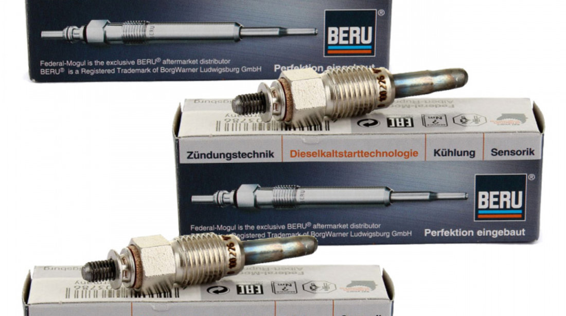 Set 3 Buc Bujie Incandescenta Beru Volkswagen Santana 1981-1984 GN857