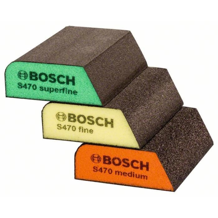 Set 3 Buc Bureti Abrazivi Bosch S470 69X97X26MM 2 608 621 252