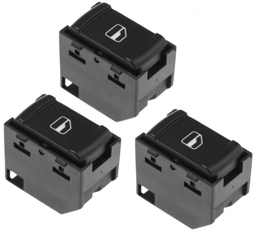 Set 3 Buc Buton Geam Pasager Compatibil Volkswagen Jetta 2 1998-2005 3B0 959 855B