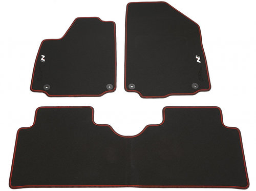 Set 3 Buc Covorase Auto Mocheta Fata + Spate Oe Hyundai Ioniq 5 N 2024→ Negru / Rosu NI143ADE00E