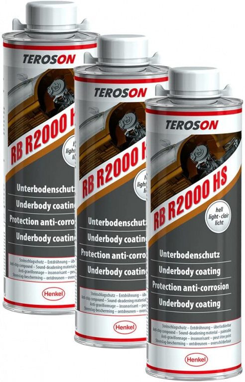 Set 3 Buc Henkel Teroson Antifon Texturat Supravopsibil RB R2000 HS Alb 1L HE767196