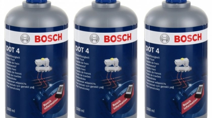 Set 3 Buc Lichid Frana Bosch Dot 4 1L 1 987 479 107