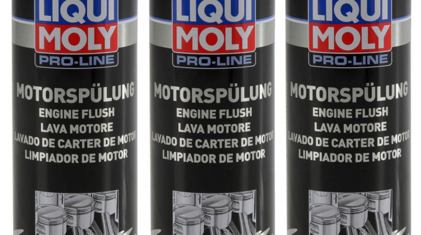 Set 3 Buc Liqui Moly Solutie Curatat Motor Flush 500ML 2427