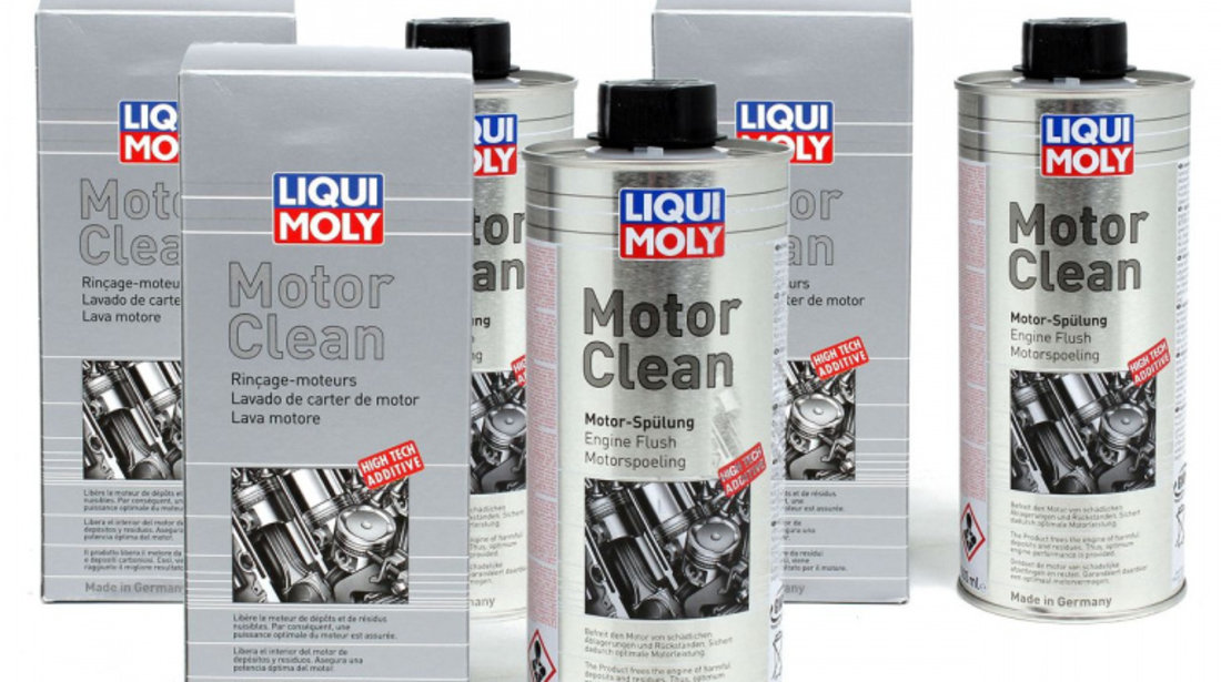 Set 3 Buc Liqui Moly Solutie Curatat Motor Motor Clean 500ML 1883