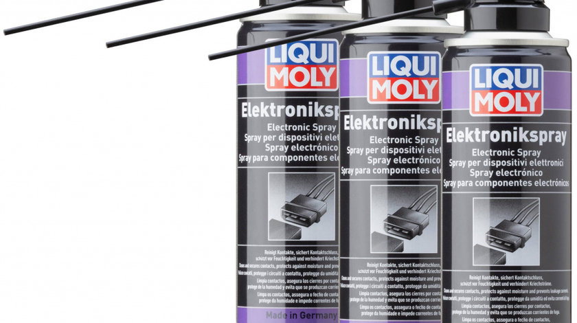 Set 3 Buc Liqui Moly Spray Contacte Electrice Elektronikspray 200ML 3110