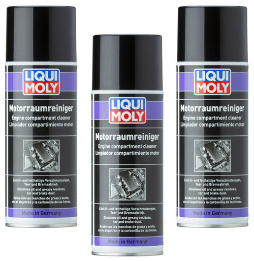 Set 3 Buc Liqui Moly Spray Solutie Curatare Exterior Motor 400ML 3326