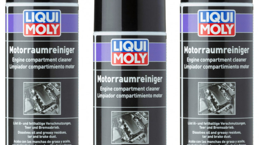 Set 3 Buc Liqui Moly Spray Solutie Curatare Exterior Motor 400ML 3326