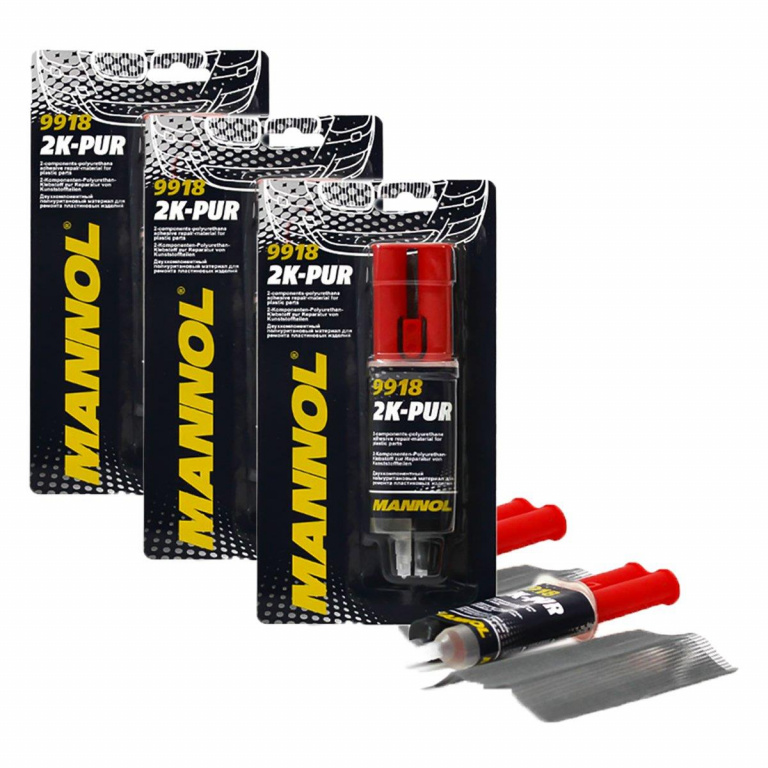 Set 3 Buc Mannol Adeziv Bicomponent 2K-Pur 30 GR / 24 ML 9918