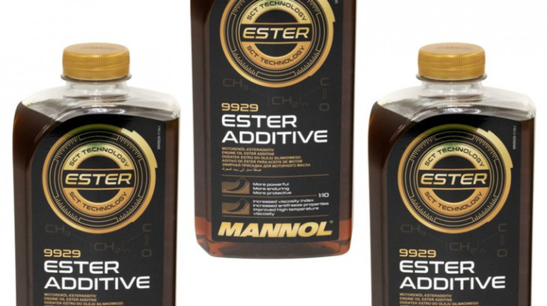 Set 3 Buc Mannol Ester Additive Aditiv Ulei Motor 1L 9929