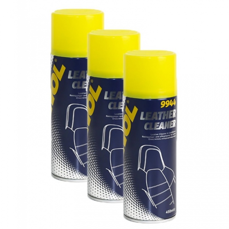 Set 3 Buc Mannol Spray Curatat Piele 450ML 9944