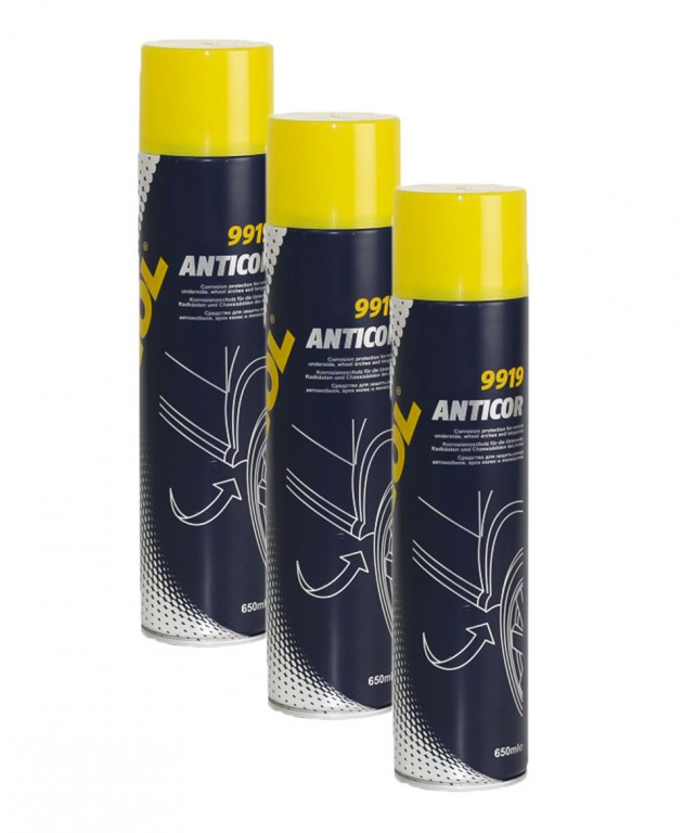 Set 3 Buc Mannol Spray Protectie Anticoroziv Si Antiabraziv 650ML 9919