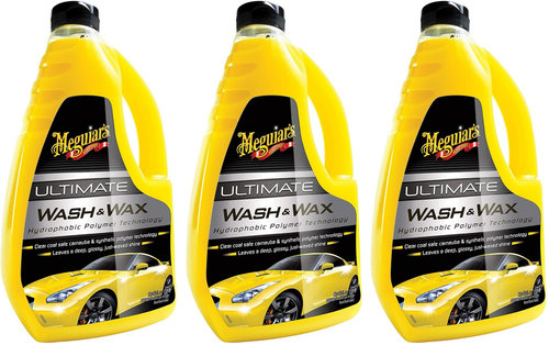 Set 3 Buc Meguiar's Ultimate Wash &amp; Wax Sampon Auto Cu Ceara 1.42L G17748