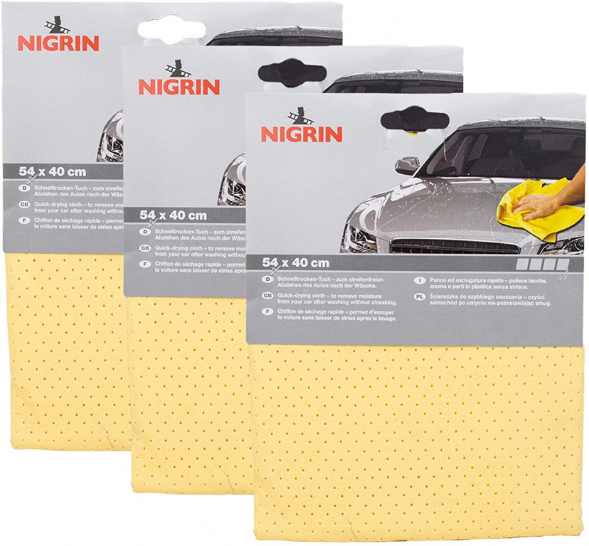 Set 3 Buc Nigrin Laveta Piele Perforata 54X40CM 71100