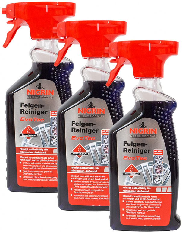 Set 3 Buc Nigrin Solutie Curatat Jante EvoTec 500ML 72931