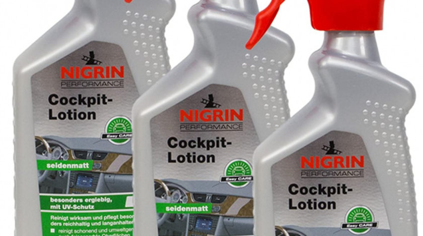 Set 3 Buc Nigrin Solutie Protectie Plastic Interior 500ML 73926