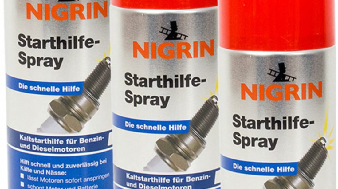 Set 3 Buc Nigrin Spray Pornire Motor 200ML 74040