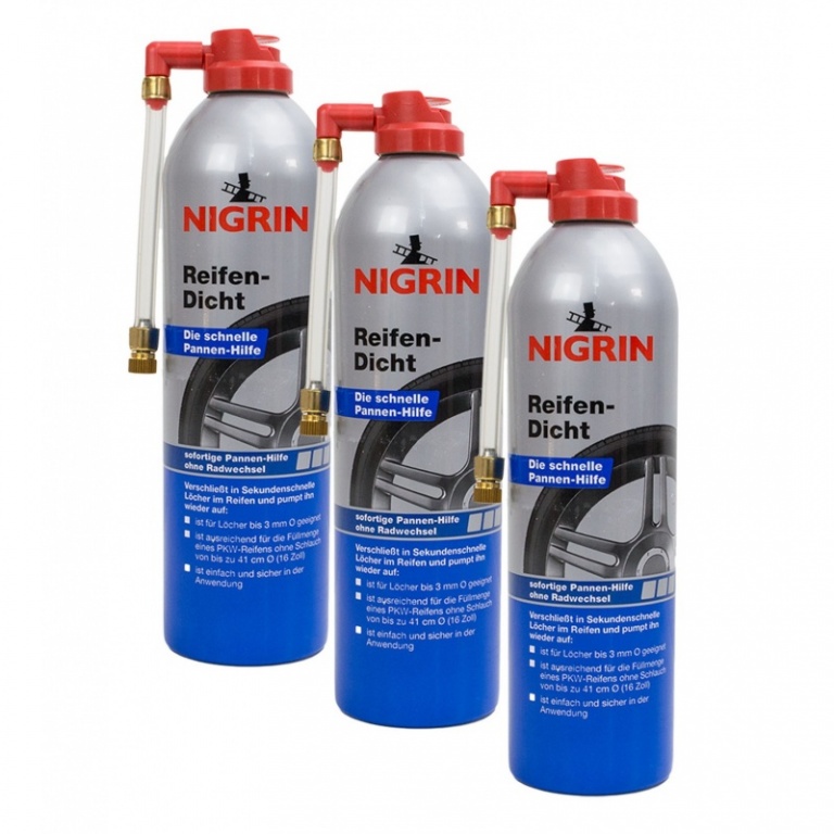 Set 3 Buc Nigrin Spray Reparat Anvelope 74074 500ML