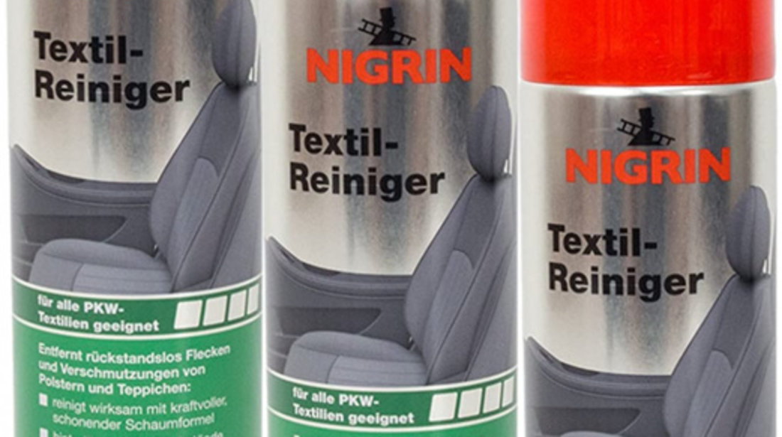 Set 3 Buc Nigrin Spray Spuma Curatat Tapiteria Textil-Reiniger 300ML 72981