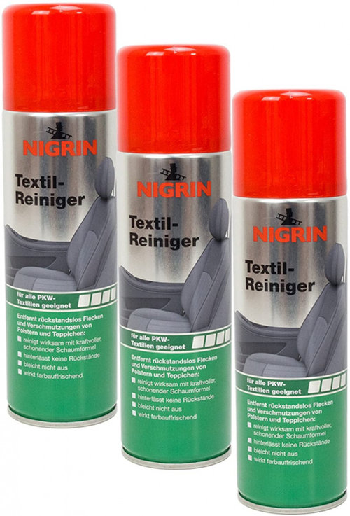 Set 3 Buc Nigrin Spray Spuma Curatat Tapiteria Textil-Reiniger 300ML 72981