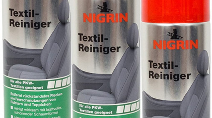 Set 3 Buc Nigrin Spray Spuma Curatat Tapiteria Textil-Reiniger 300ML 72981